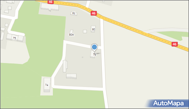 Nakło, Nakło, 79, mapa Nakło