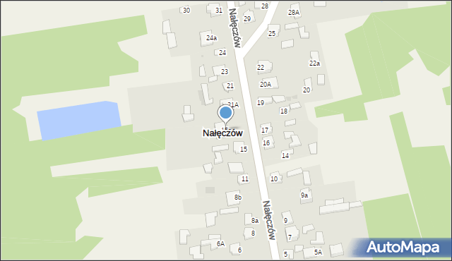 Nałęczów, Nałęczów, 15a, mapa Nałęczów