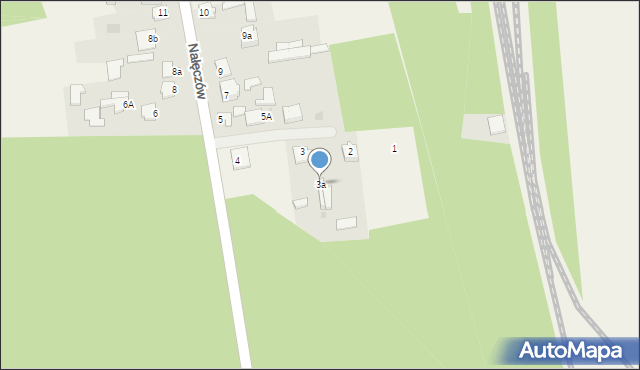 Nałęczów, Nałęczów, 3a, mapa Nałęczów