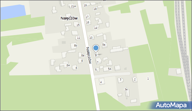 Nałęczów, Nałęczów, 9, mapa Nałęczów