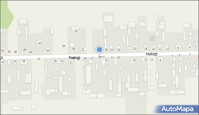 Nałogi, Nałogi, 25, mapa Nałogi