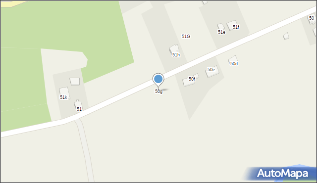 Namyślin, Namyślin, 50g, mapa Namyślin