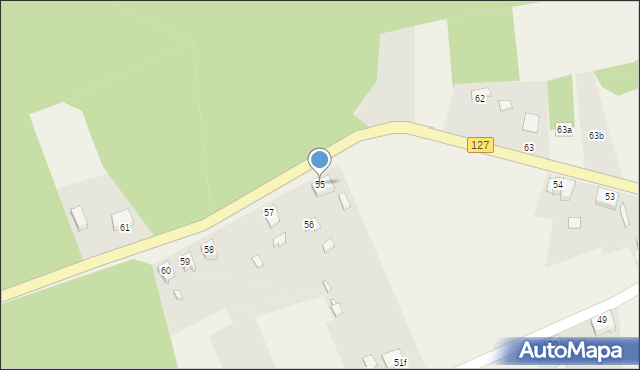 Namyślin, Namyślin, 55, mapa Namyślin