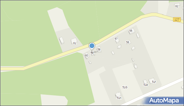 Namyślin, Namyślin, 59, mapa Namyślin
