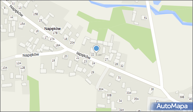 Napęków, Napęków, 26, mapa Napęków