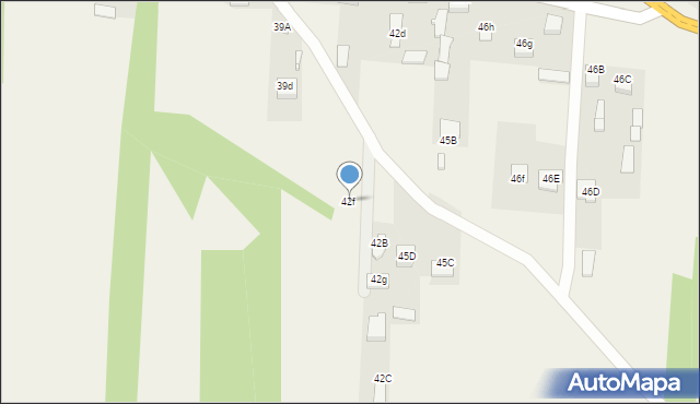 Napęków, Napęków, 42f, mapa Napęków