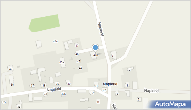 Napierki, Napierki, 42a, mapa Napierki