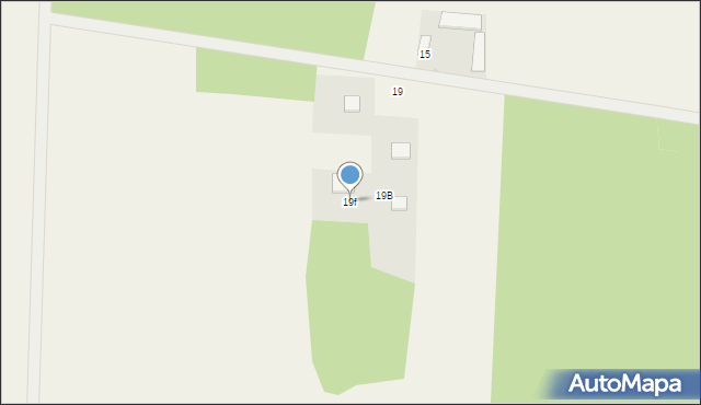 Napiórki Butne, Napiórki Butne, 19f, mapa Napiórki Butne