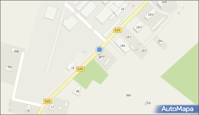 Napiwoda, Napiwoda, 18, mapa Napiwoda