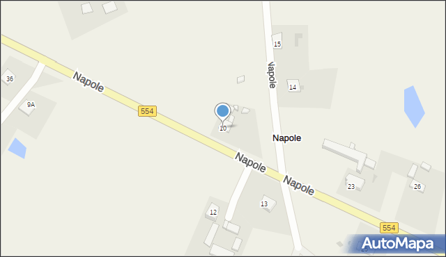 Napole, Napole, 10, mapa Napole