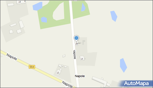 Napole, Napole, 15, mapa Napole