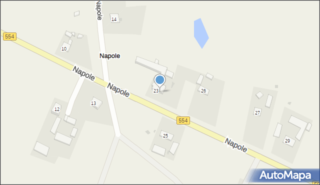 Napole, Napole, 24, mapa Napole