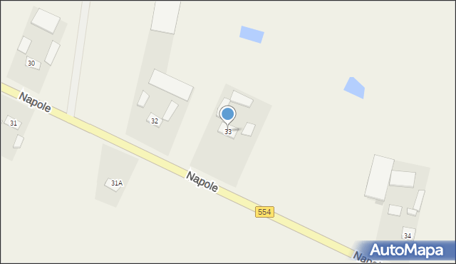 Napole, Napole, 33, mapa Napole