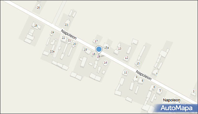 Napoleon, Napoleon, 15, mapa Napoleon