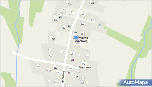 Naprawa, Naprawa, 246, mapa Naprawa