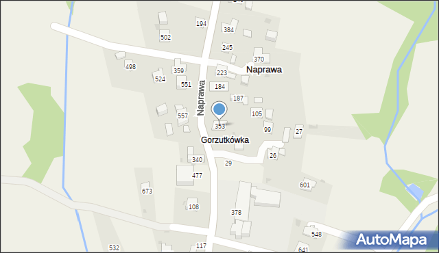 Naprawa, Naprawa, 353, mapa Naprawa