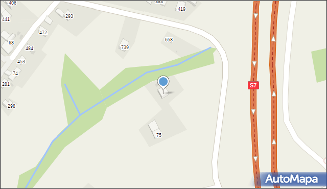 Naprawa, Naprawa, 75a, mapa Naprawa