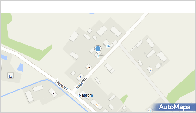 Naprom, Naprom, 1, mapa Naprom