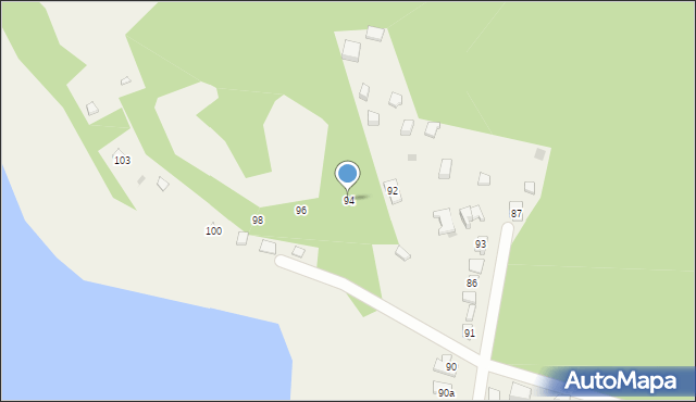 Naprusewo, Naprusewo, 94, mapa Naprusewo