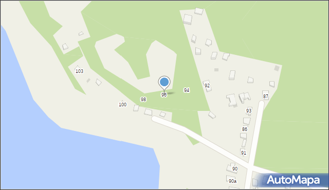 Naprusewo, Naprusewo, 96, mapa Naprusewo