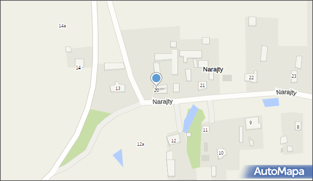 Narajty, Narajty, 20, mapa Narajty