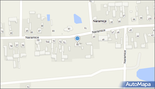Naramice, Naramice, 50, mapa Naramice