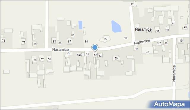 Naramice, Naramice, 52, mapa Naramice