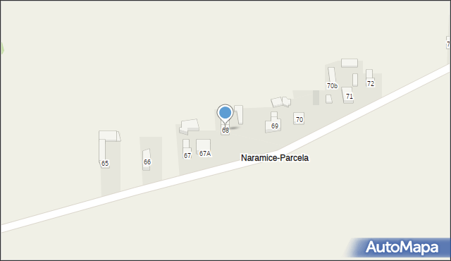 Naramice, Naramice, 68, mapa Naramice