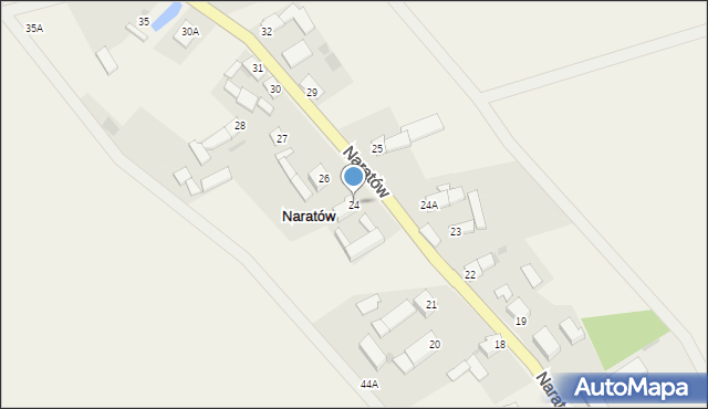 Naratów, Naratów, 24, mapa Naratów