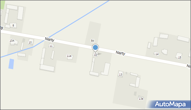 Narty, Narty, 12, mapa Narty