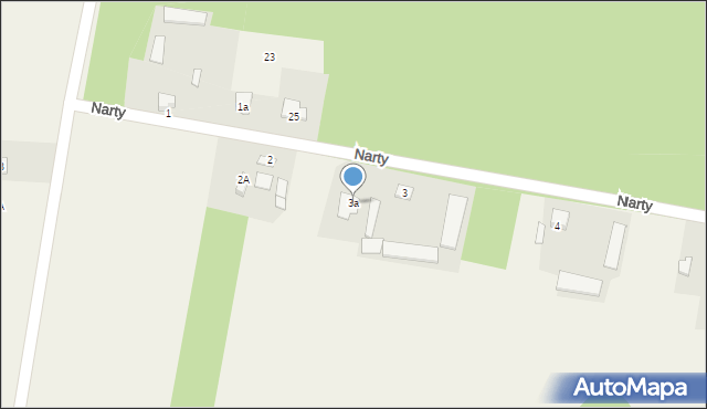 Narty, Narty, 3a, mapa Narty
