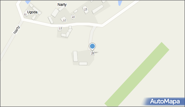 Narty, Narty, 16, mapa Narty