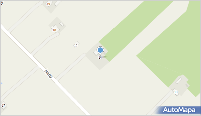 Narty, Narty, 14, mapa Narty