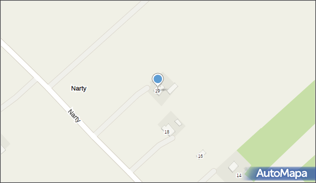 Narty, Narty, 19, mapa Narty