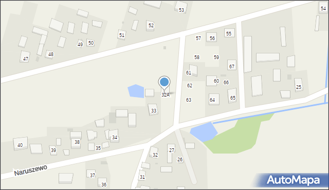 Naruszewo, Naruszewo, 32A, mapa Naruszewo