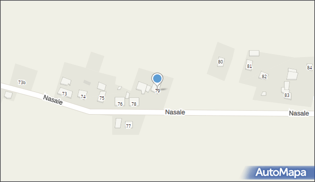 Nasale, Nasale, 79, mapa Nasale