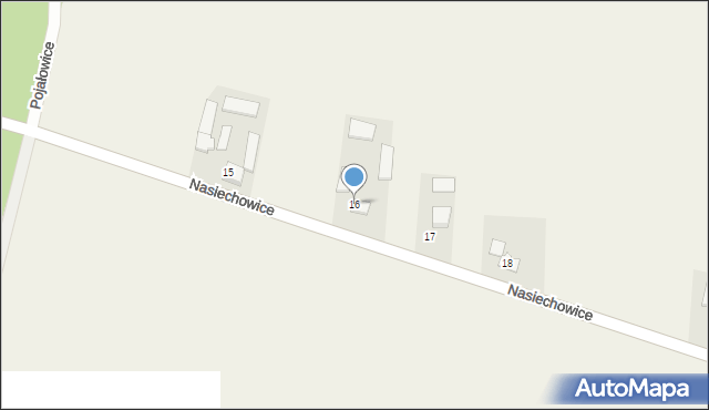 Nasiechowice, Nasiechowice, 16, mapa Nasiechowice