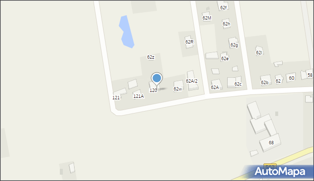 Nasiegniewo, Nasiegniewo, 62I, mapa Nasiegniewo