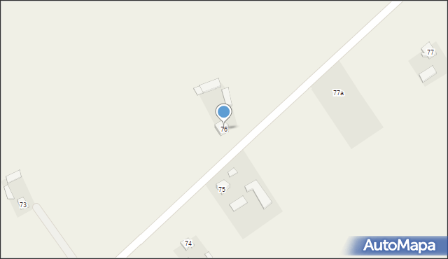 Nasiegniewo, Nasiegniewo, 76, mapa Nasiegniewo