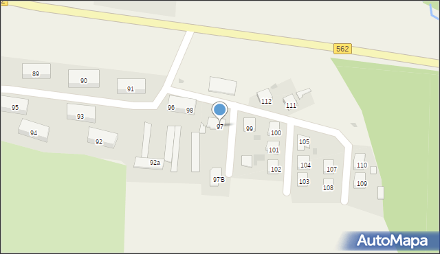 Nasiegniewo, Nasiegniewo, 97, mapa Nasiegniewo