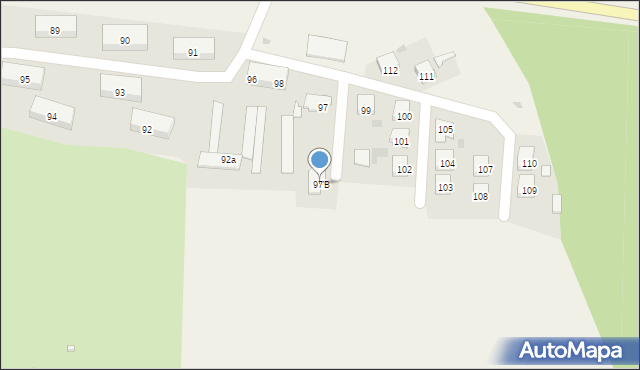 Nasiegniewo, Nasiegniewo, 97B, mapa Nasiegniewo