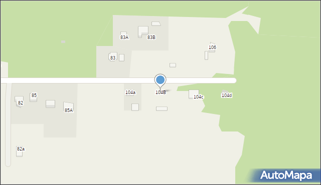 Nasiłów, Nasiłów, 104B, mapa Nasiłów