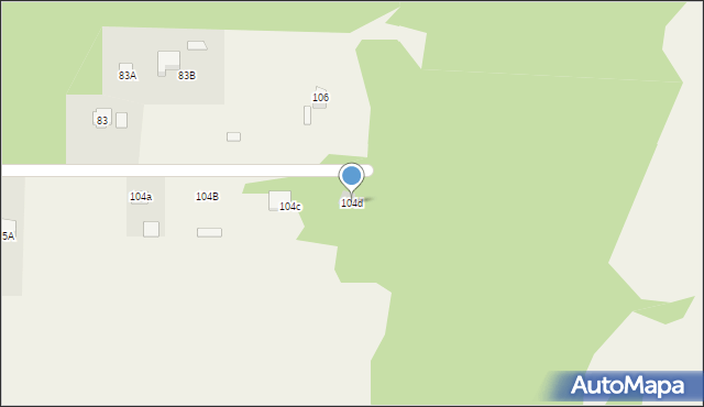 Nasiłów, Nasiłów, 104d, mapa Nasiłów