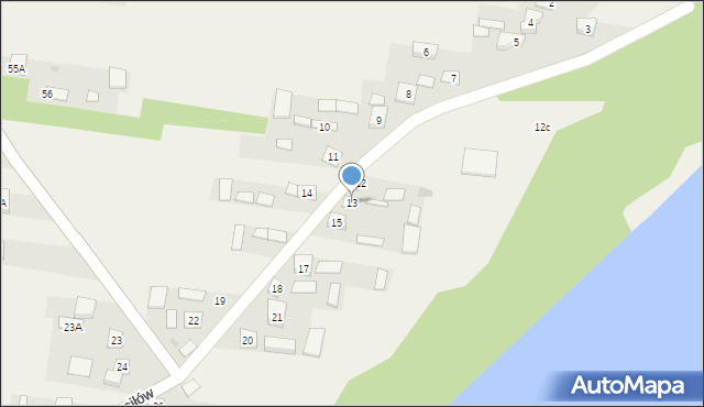 Nasiłów, Nasiłów, 13, mapa Nasiłów