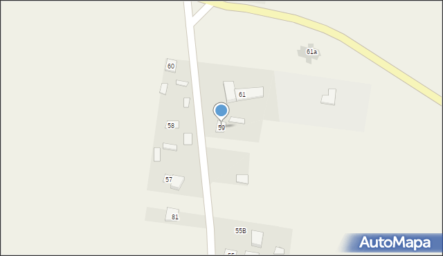 Nasiłów, Nasiłów, 59, mapa Nasiłów