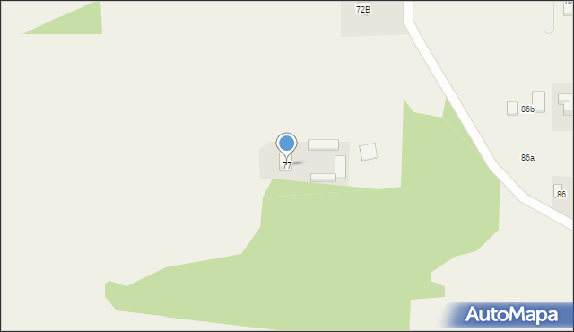 Nasiłów, Nasiłów, 77, mapa Nasiłów