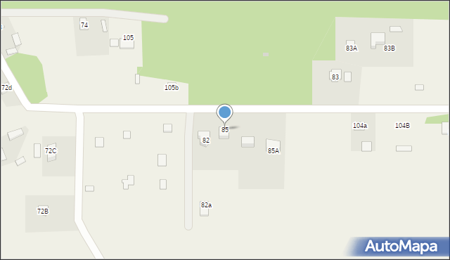 Nasiłów, Nasiłów, 85, mapa Nasiłów