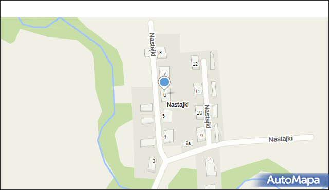 Nastajki, Nastajki, 6, mapa Nastajki