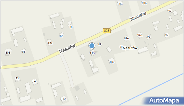 Nasutów, Nasutów, 88A, mapa Nasutów