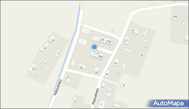 Nasutowo, Nasutowo, 26b, mapa Nasutowo